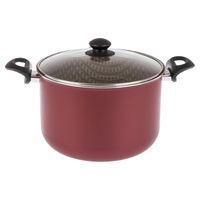 Olla de Aluminio 24 cm 7,5 Litros Rojo