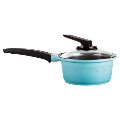 Cacerola de Aluminio 18 cm 1.8 l Celeste Con Mango