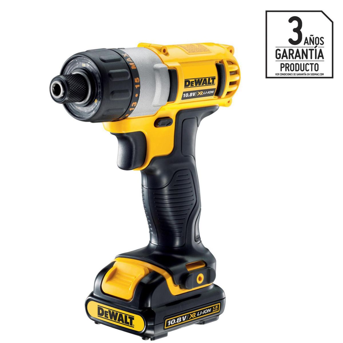 Atornillador inalámbrico 12V, marca DEWALT - Foto Principal