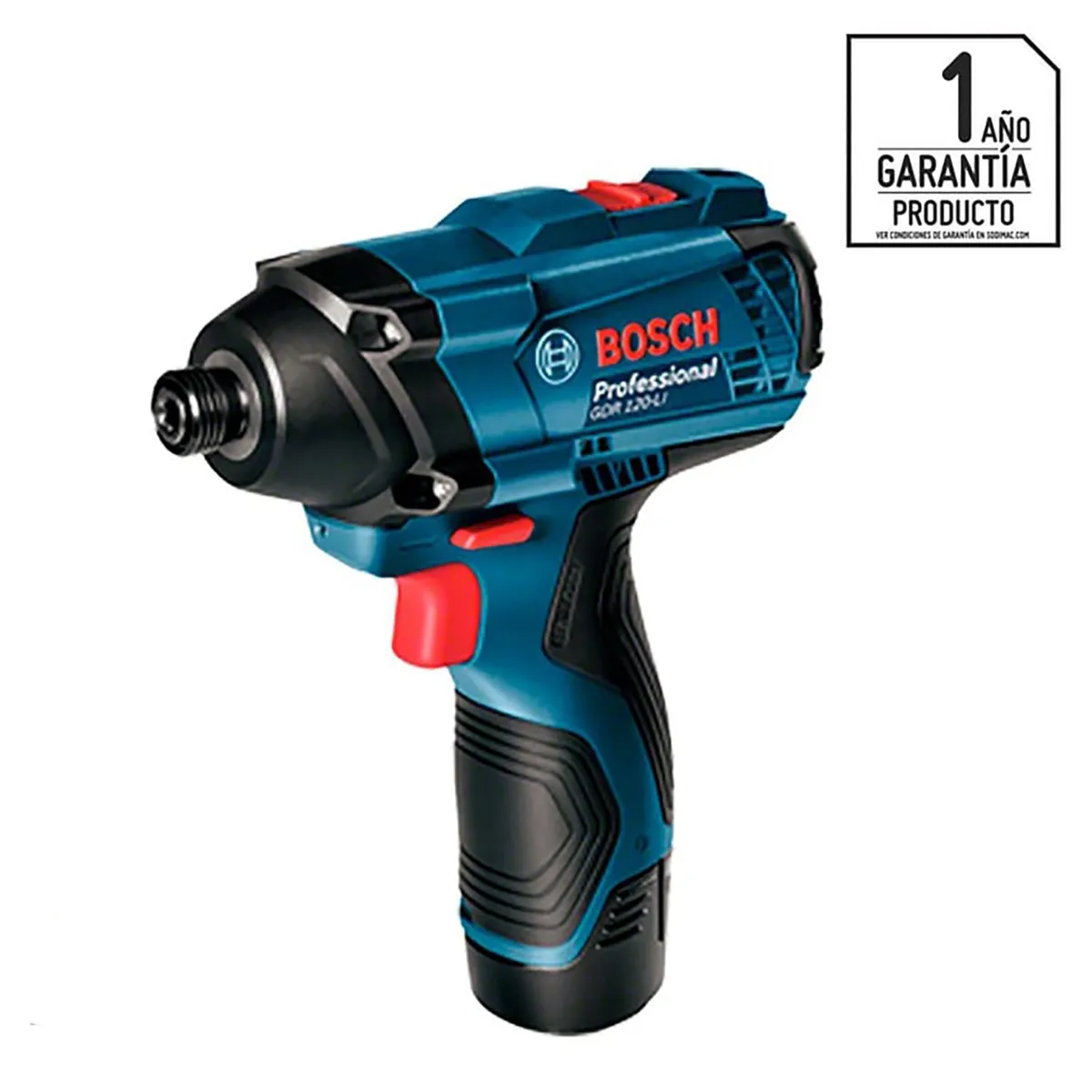 BOSCH - Atornillador de impacto inalámbrico 12V + batería