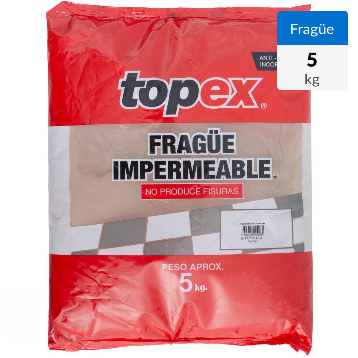 TOPEX - Fragüe Café oscuro 5 kg