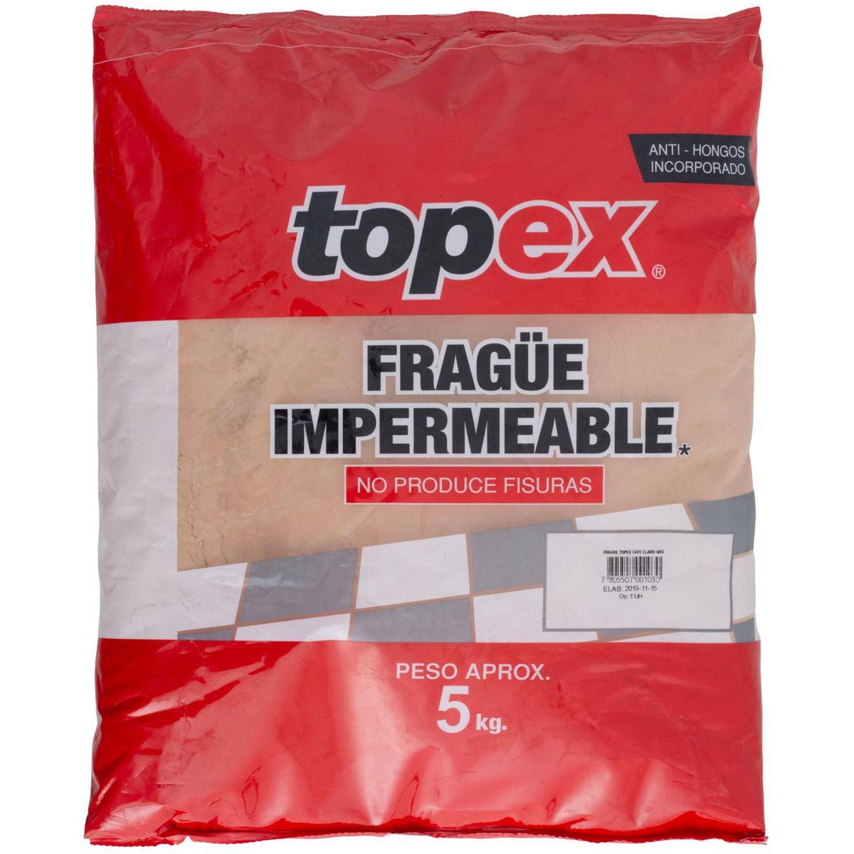 TOPEX - Fragüe Piso/Muro Café Claro