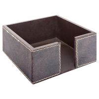 Servilletero 11x11 cm café