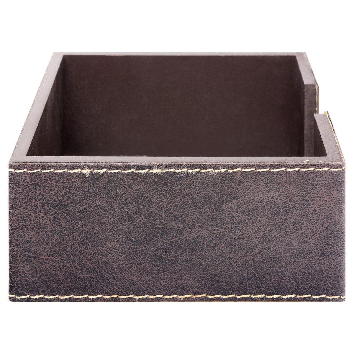 JUST HOME COLLECTION - Servilletero 11x11 cm café