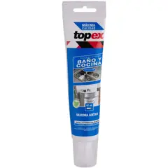 TOPEX - Silicona con fungicida para baño y cocina 82 ml