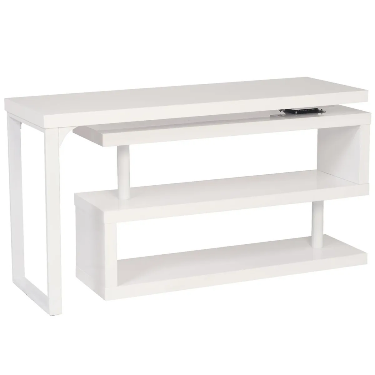 JUST HOME COLLECTION - Escritorio Barcelona Blanco 146x74x48 cm