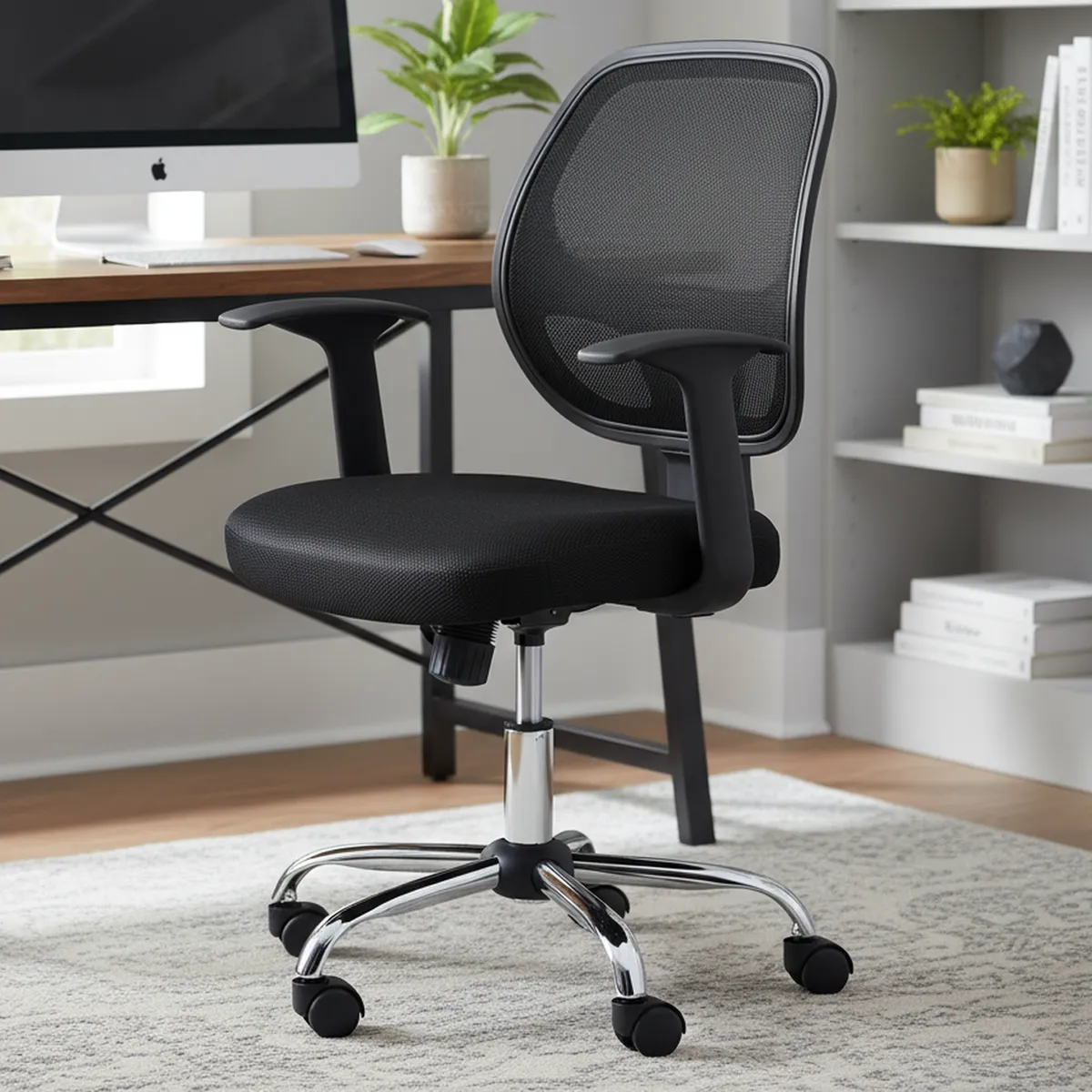 JUST HOME COLLECTION - Silla Escritorio Verona Negro