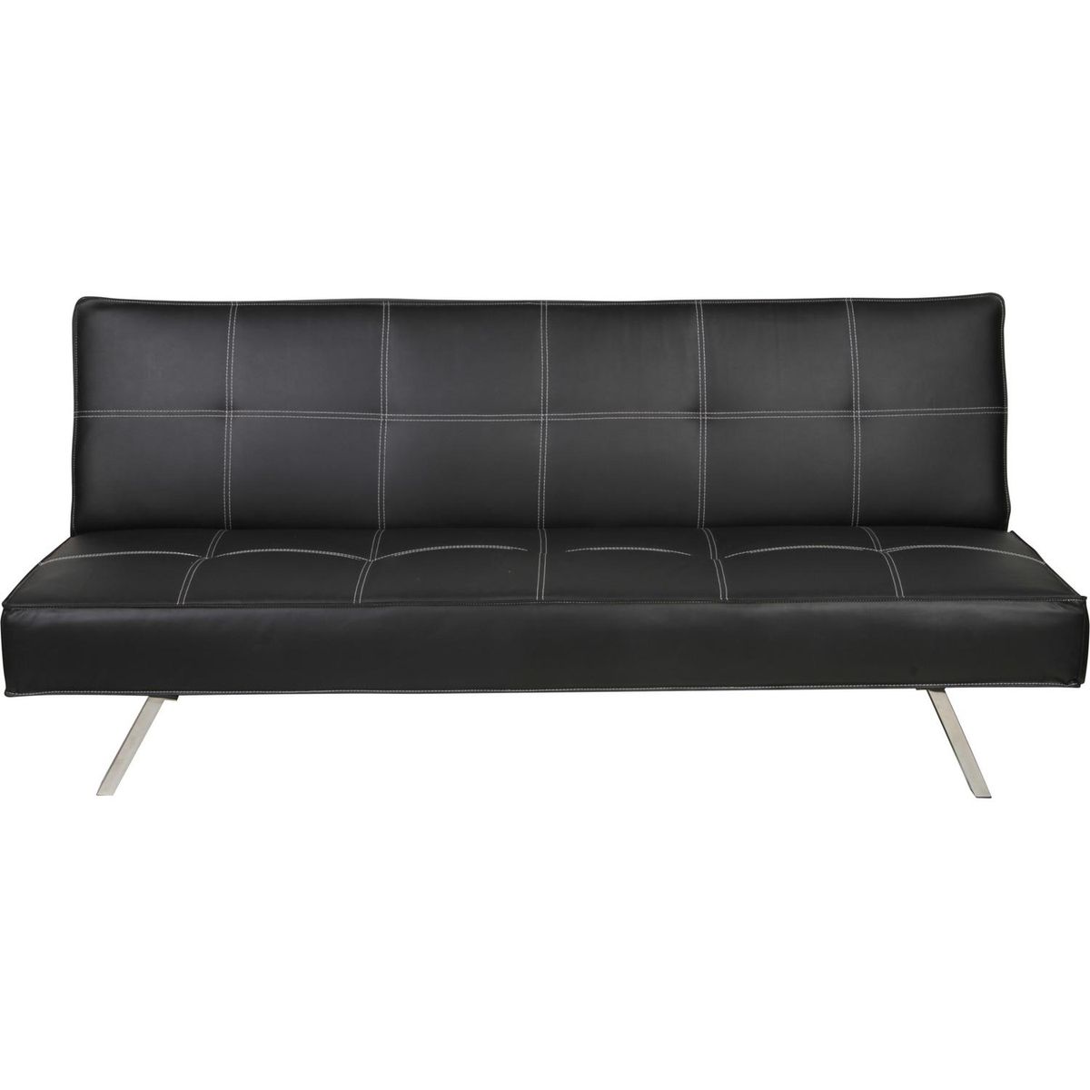 JUST HOME COLLECTION - Futón Niza Negro 180x91x76 cm