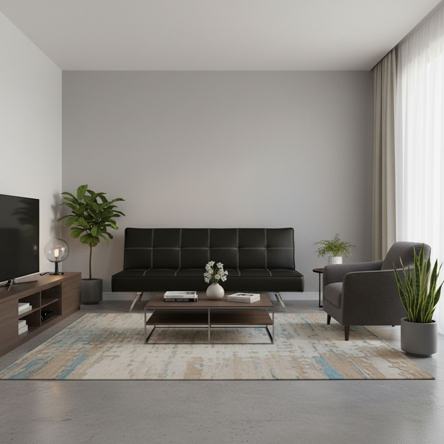 JUST HOME COLLECTION Futón Niza Negro 180x91x76 cm | Falabella Chile