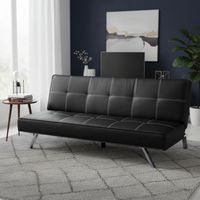 Futón Niza Negro 180x91x76 cm