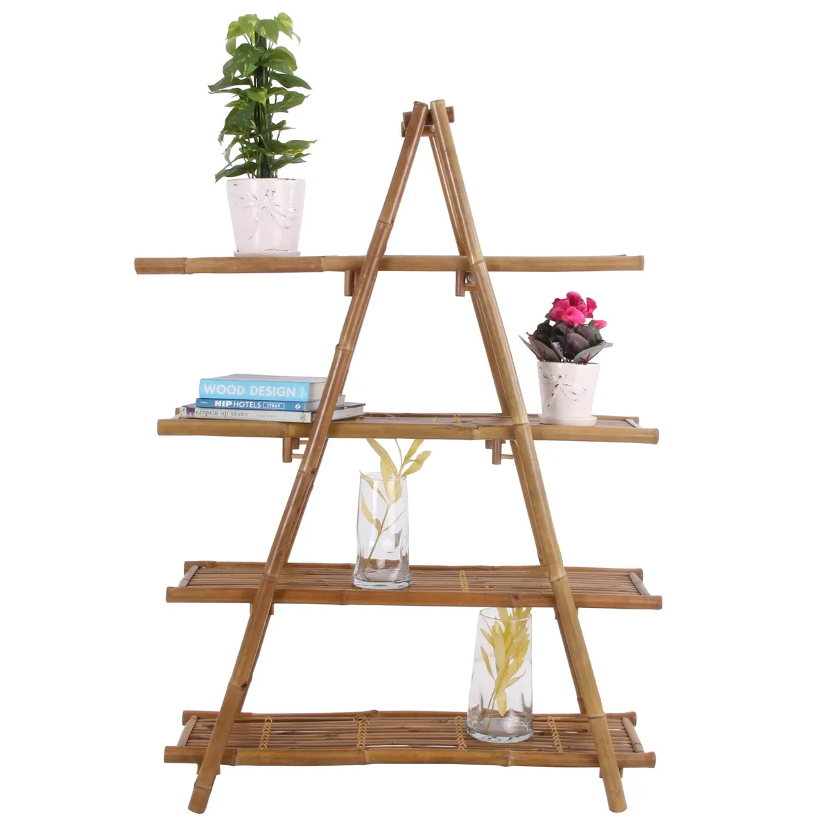 JUST HOME COLLECTION -  Madera 4 Nivel(es) 100x140x35 cm natural