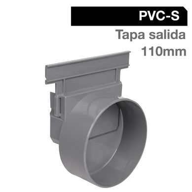 Tapa salida rejilla PVC 12,8 x 11,5 x 11,5 cm