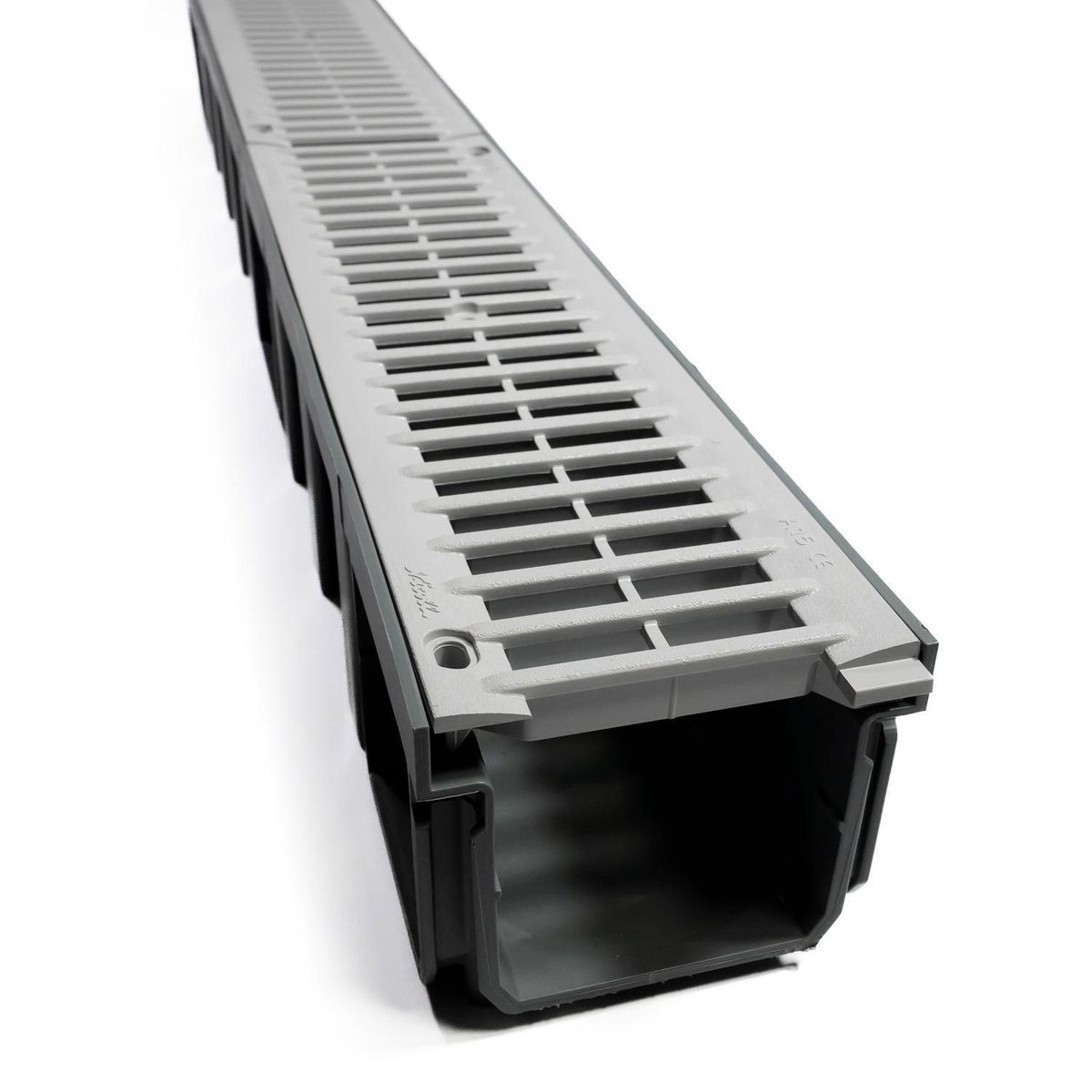 VINILIT - Set canaleta peatonal 13,6x100x11,5 cm gris