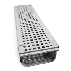 NICOLL - Set canaleta piscina 13,4x50x4 cm Gris