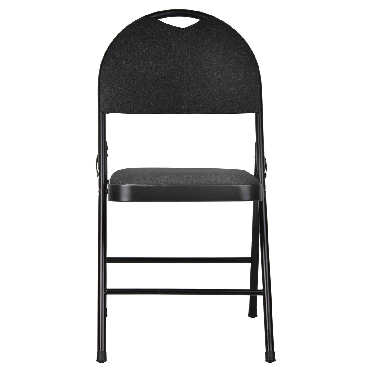 JUST HOME COLLECTION - Silla Plegable con Asa Cadiz Negro 89x46x49 cm