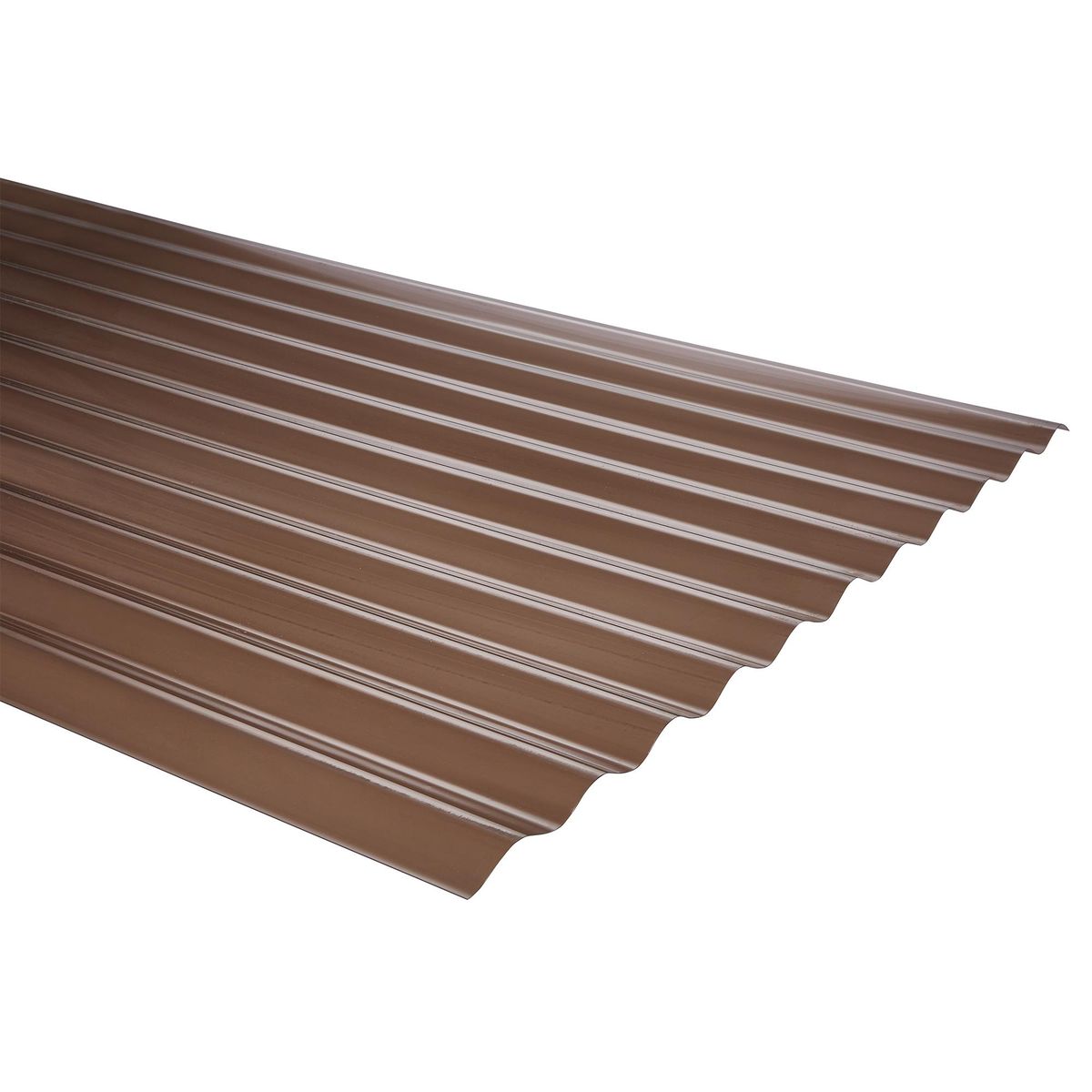 GENERICO - Plancha Policarbonato Ondulada 0.5 mm 81x200 cm Bronce