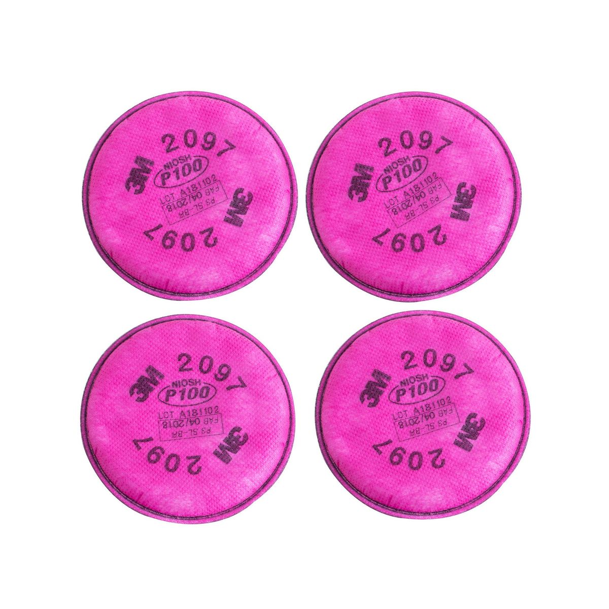 3M - Filtro de respuesto 3M P100 para mascarilla reutilizable 2 unidades