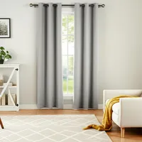 Set Cortinas Lucca Tela 140x250 cm Grafito