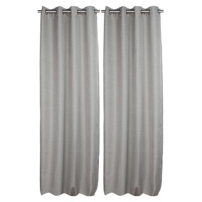 Imagen 2 del producto Set Cortinas Lucca Tela 140x250 cm Grafito