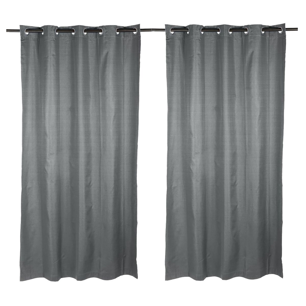  - Combo 2 Cortinas black-out 140x220cm Texturada