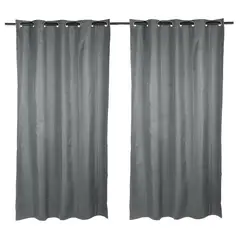 undefined - Combo 2 Cortinas black-out 140x220cm Texturada