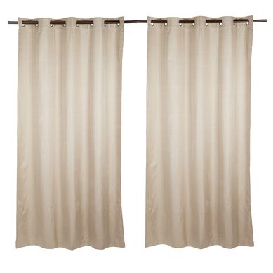 Combo 2 Cortinas black-out 140x220cm Texturada