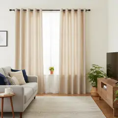 JUST HOME COLLECTION - Combo 2 Cortinas black-out 140x220cm Texturada