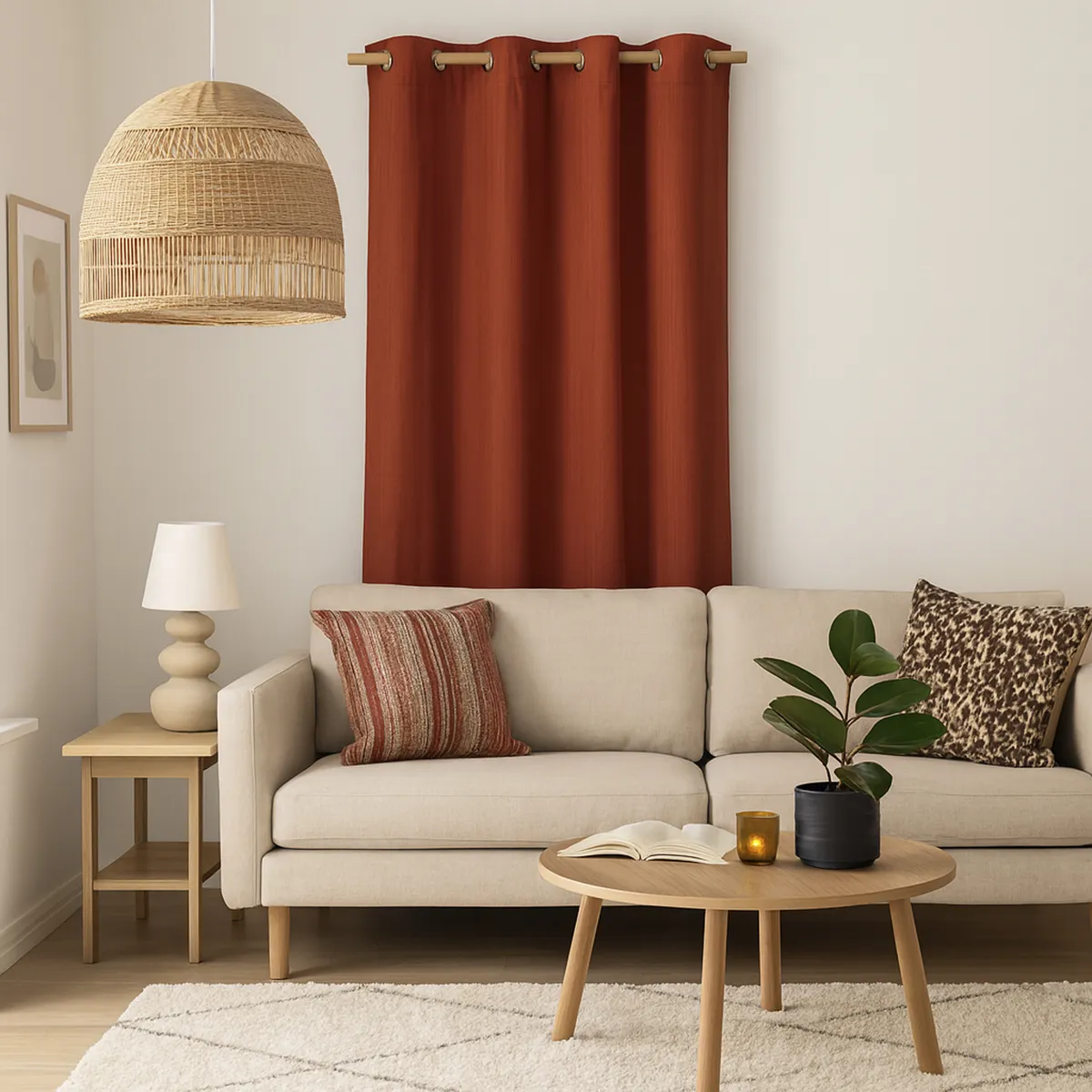 JUST HOME COLLECTION - Cortina Black Out 140x220 cm Texturada