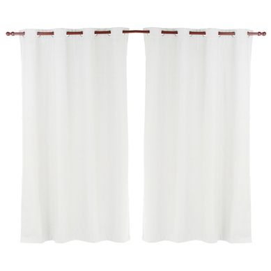Combo 2 Cortinas Black Out 140x220 cm Texturada Natural