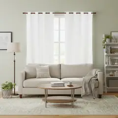 JUST HOME COLLECTION - Combo 2 Cortinas black-out 140x220cm Texturada