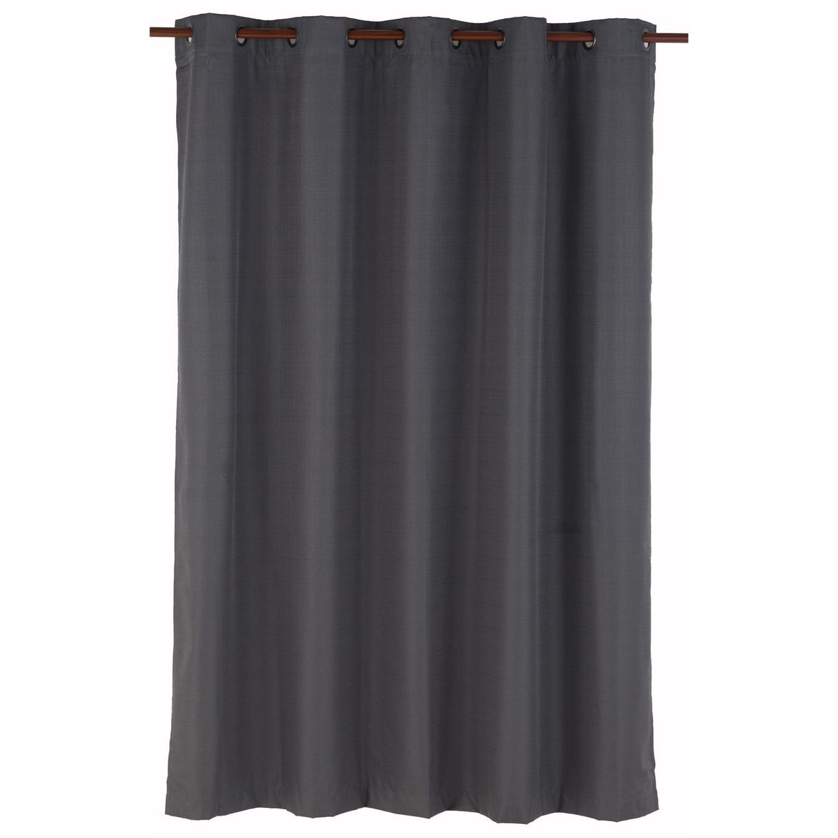  - Combo 2 Cortinas black-out 200x220cm Texturada grafito