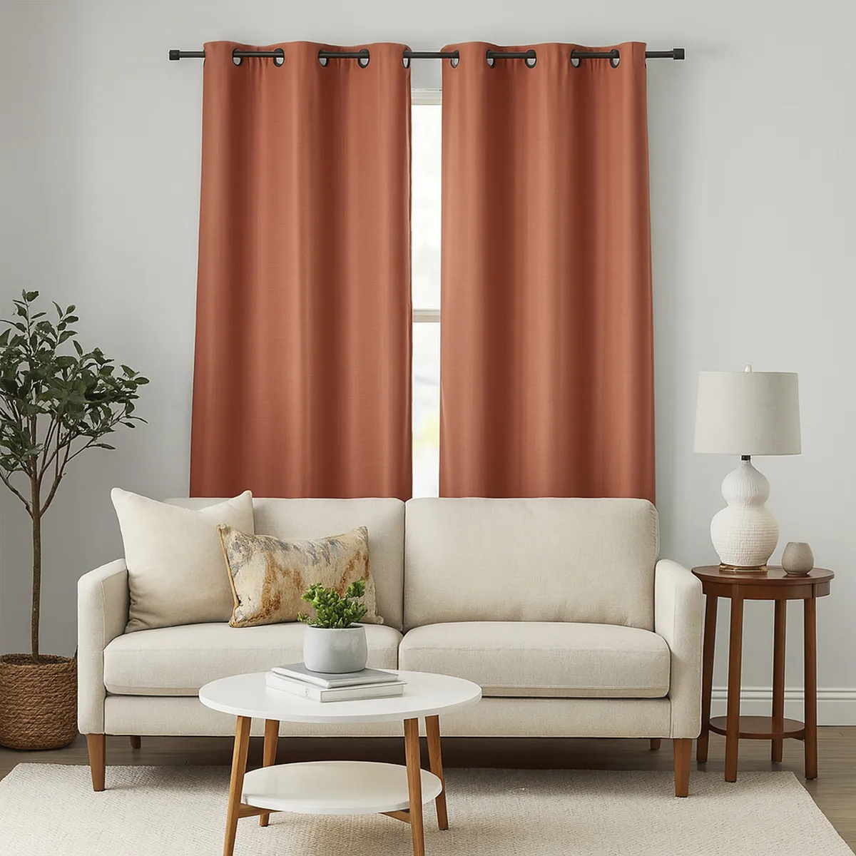 JUST HOME COLLECTION - Cortina Black Out 200x220 cm Texturada