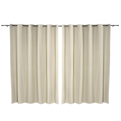 Comob 2 Cortinas black-out 200x220cm Texturada natural