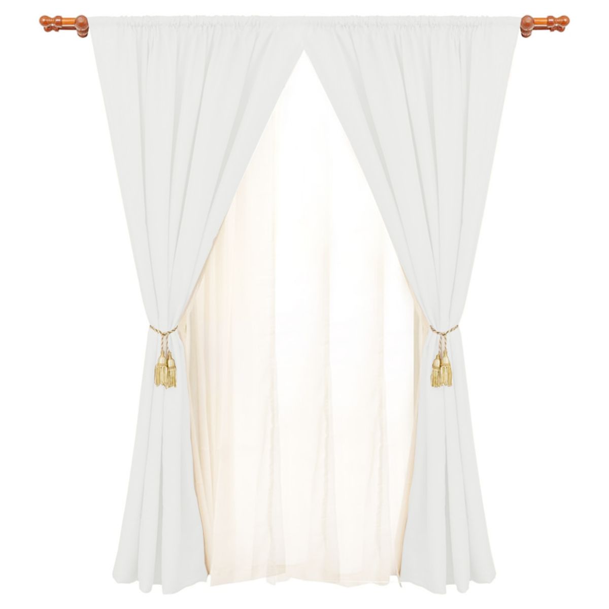 CASA BONITA - Cortina con Velo 140x220 cm