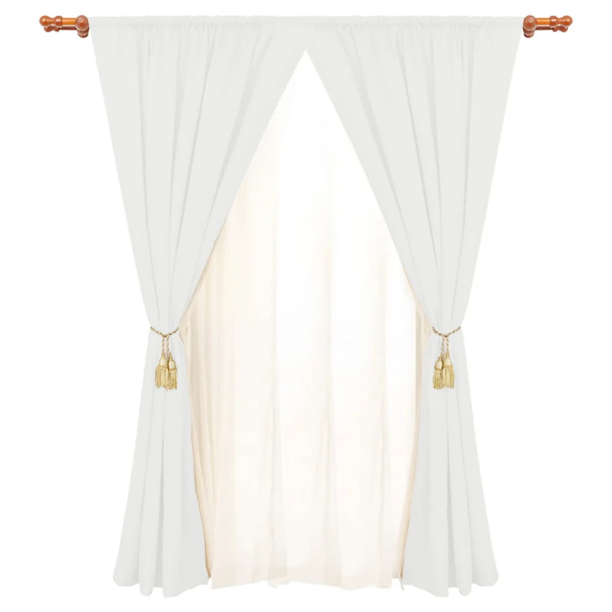 CASA BONITA - Cortina con Velo 140x220 cm