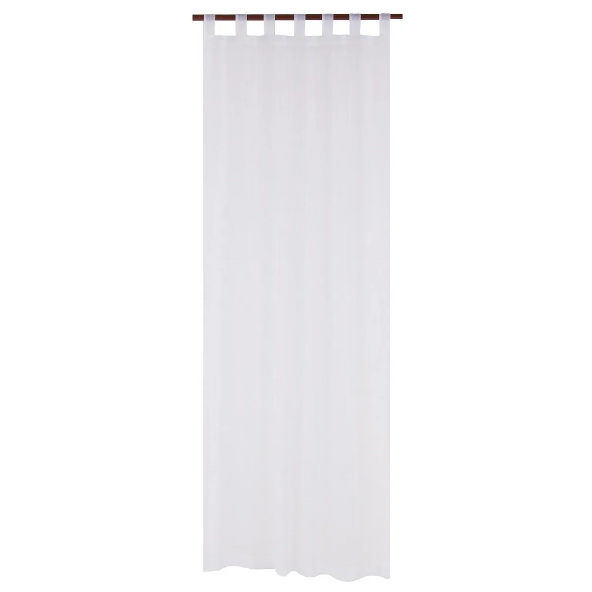 JUST HOME COLLECTION - Cortina Velo 145x220 cm Blanco Presilla