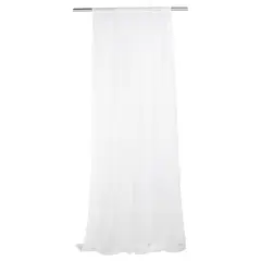 JUST HOME COLLECTION - Cortina Velo 145x220 cm Blanco Pasador