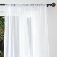 Cortina Velo 145x220 cm Blanco Pasador