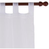 Cortina Velo 145x250 cm Blanco Presilla
