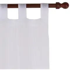 JUST HOME COLLECTION - Velo presilla 145x250 cm blanco