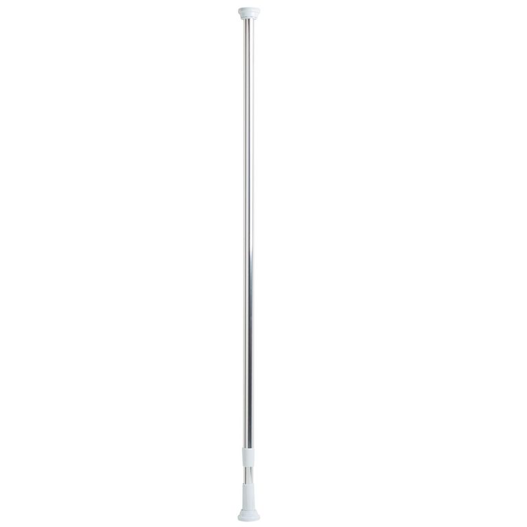 Barra Cortina Baño Extensible 110 a 200cm Aluminio