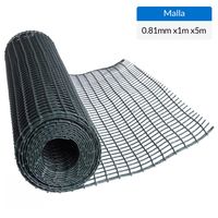 Malla jardín 25x25mm Verde 1x5m