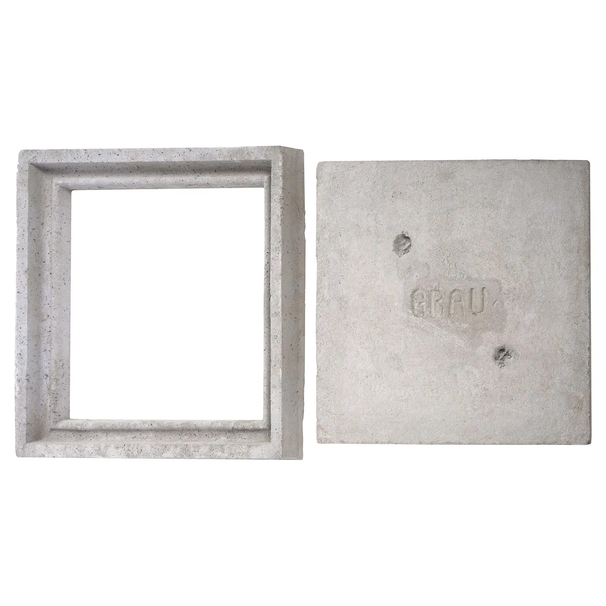 GRAU - Kit alcantarillado (tapa con marco) 60x60 cm