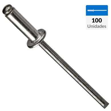 Remache tipo pop 4x6 mm 100 unidades