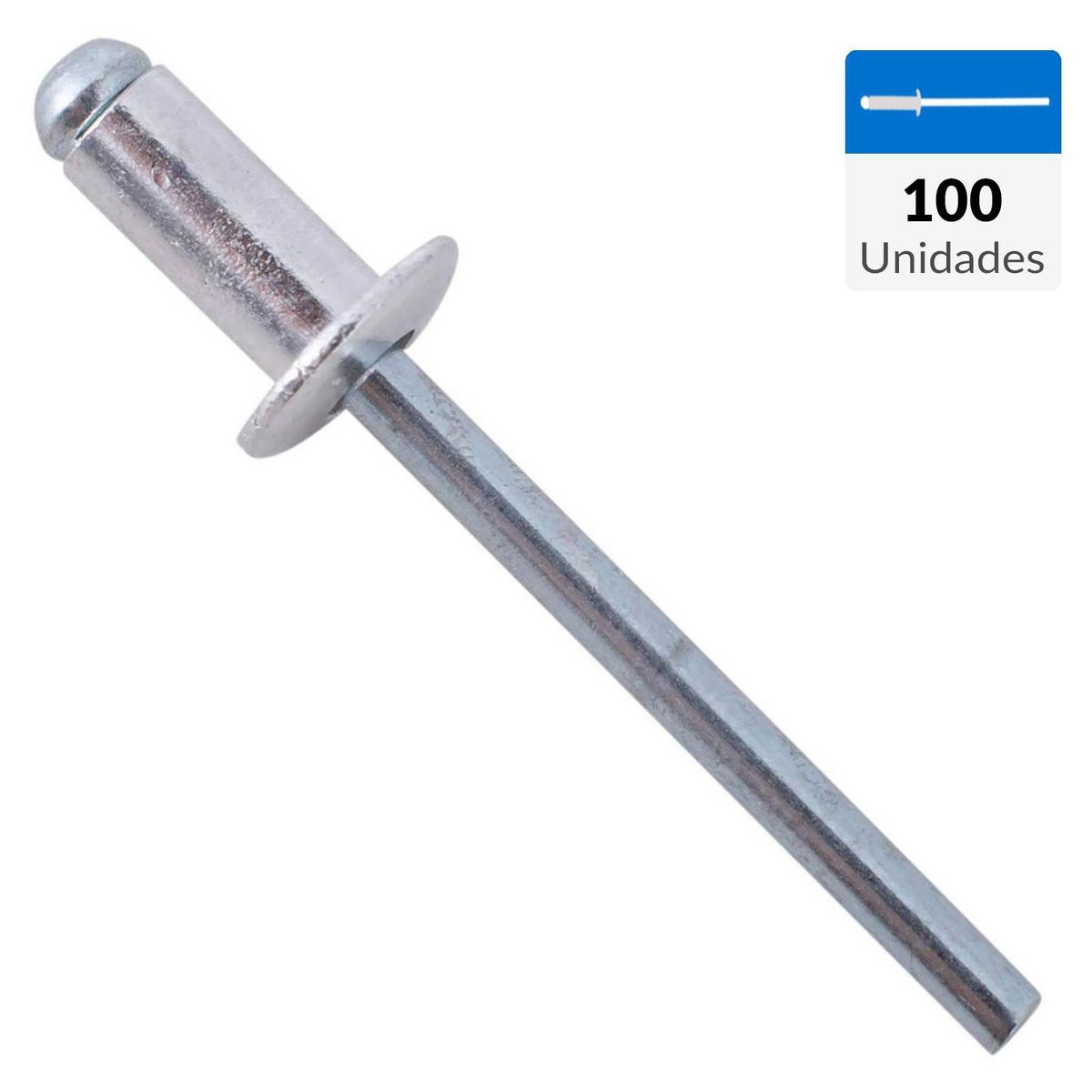 MAMUT - Remache tipo pop 4,8x10 mm 100 unidades