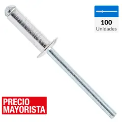 MAMUT - Remache tipo pop 4,8x15 mm 100 unidades