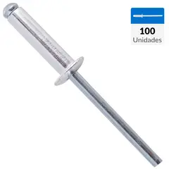 MAMUT - Remache tipo pop 4,8x18 mm 100 unidades