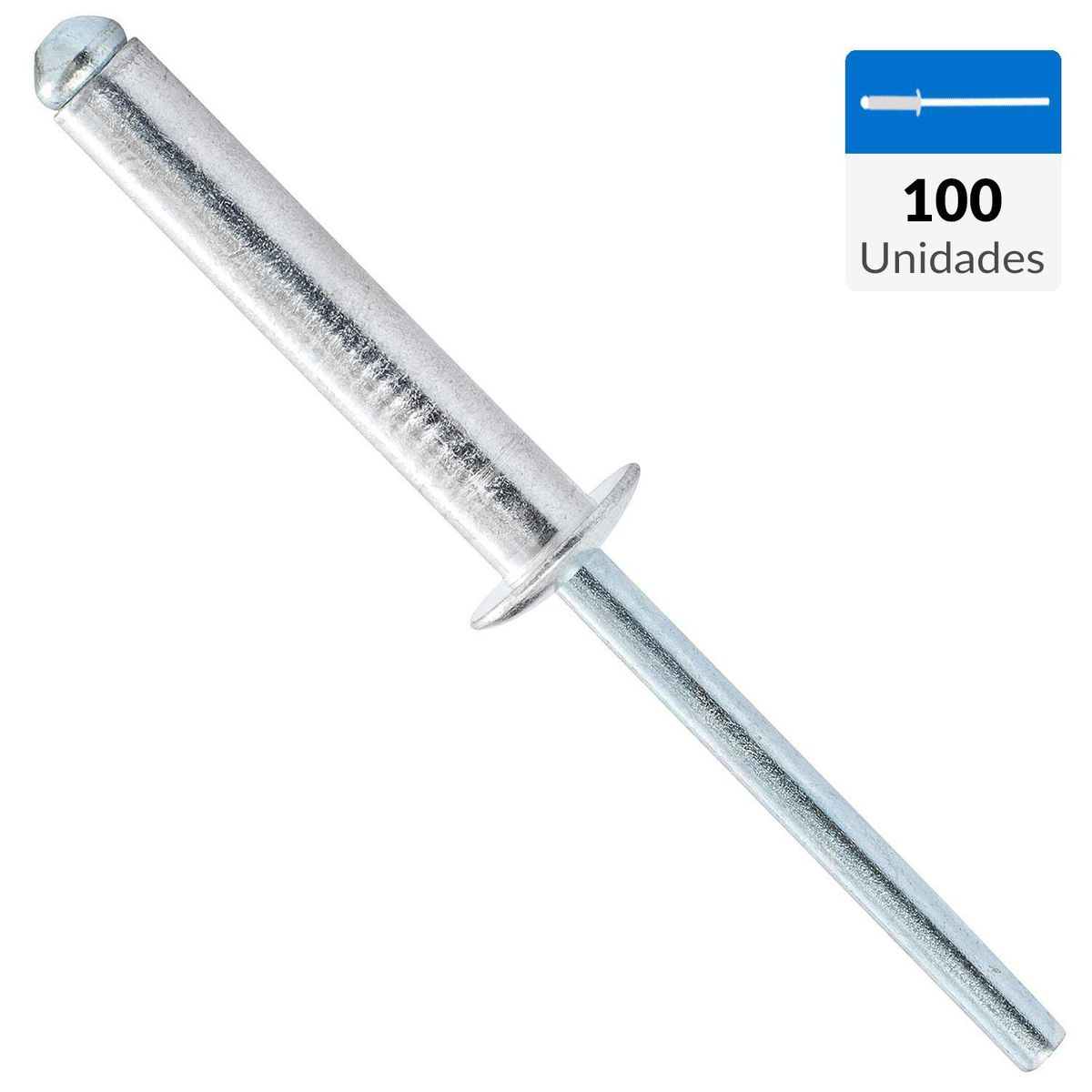 MAMUT - Remache tipo pop 4,8x25 mm 100 unidades