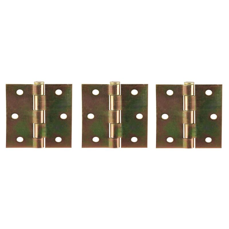 FIXSER - Set Bisagras L84 3,5"x3,5" Zincado 3 un