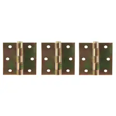 FIXSER - Set Bisagras L84 3,5"x3,5" Zincado 3 un